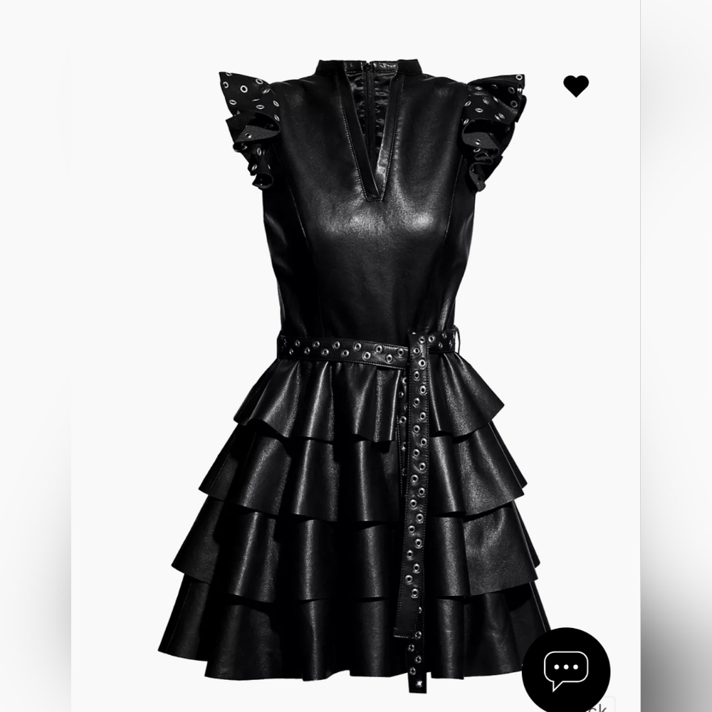 AS BY DF jude recycled leather dress